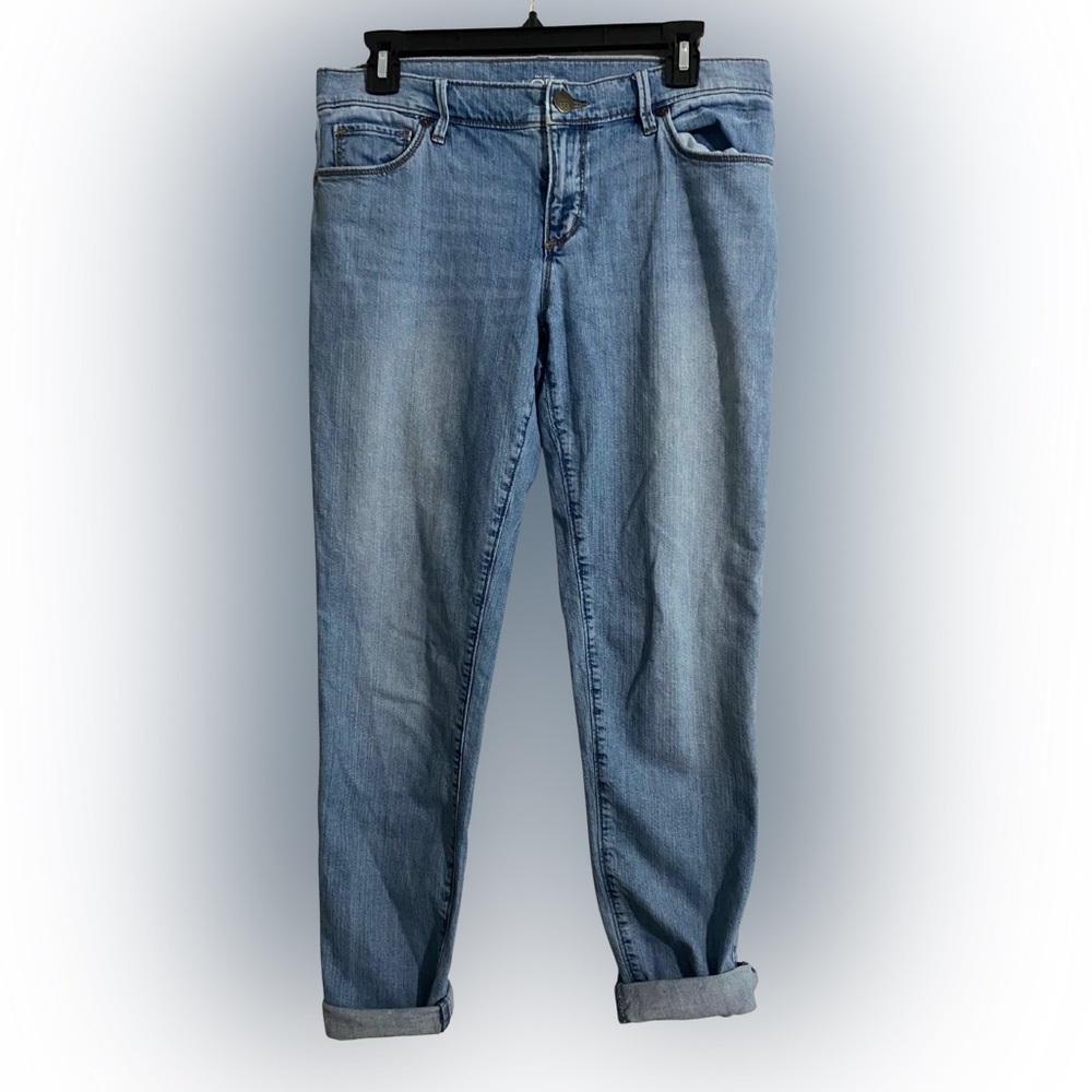 Ann Taylor Loft Relaxed Skinny Blue Jeans